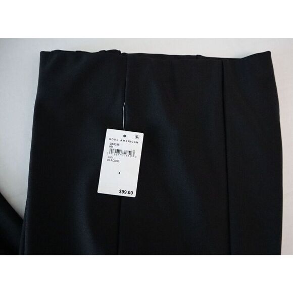 Good American GS0335-001 Women Sz 4/XL Black Disco Boss High Waist Leggings - Picture 5 of 10